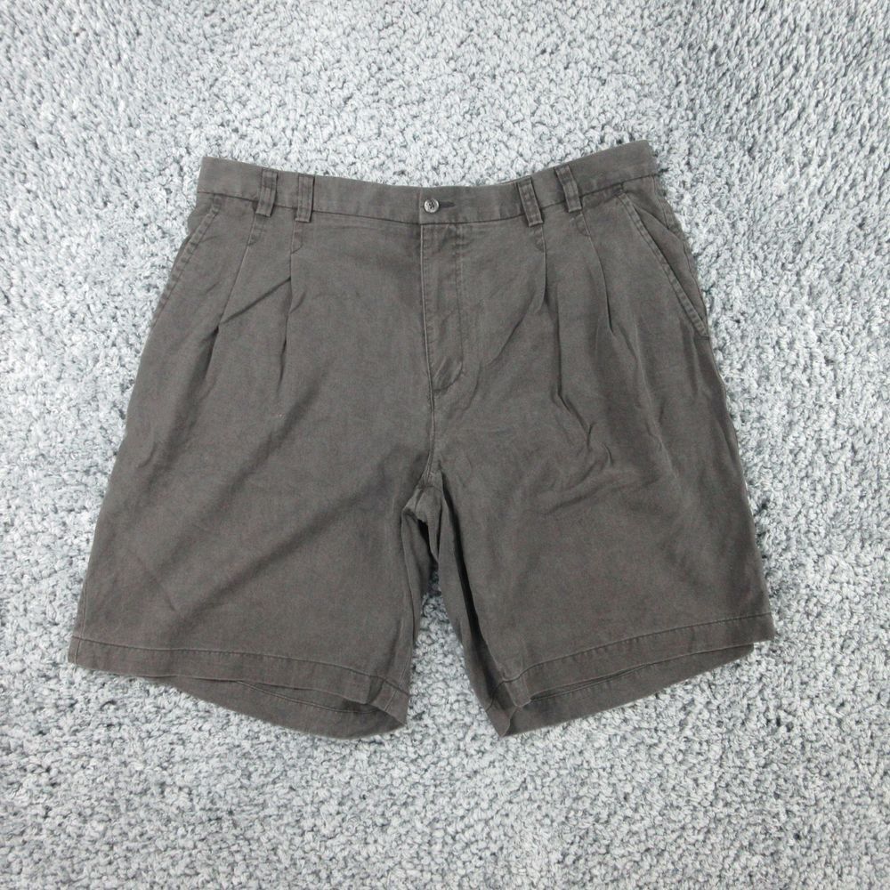Tori Richard Shorts Mens 40 Black Weathered Pleated Chino 39x10* '